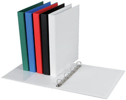 Quantore - Ringband a4 4-rings d-mech 20mm pp wit | 20 stuks