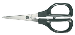 Quantore - Schaar 140mm +plastic handvat zwart | 12 stuks