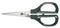 Quantore - Schaar 140mm +plastic handvat zwart | 12 stuks