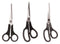 Quantore - Schaar 210mm soft grip zwart