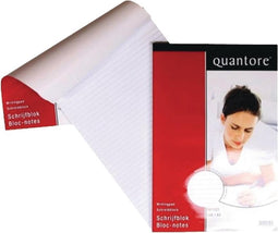 Quantore - Schrijfblok A4 gelinieerd