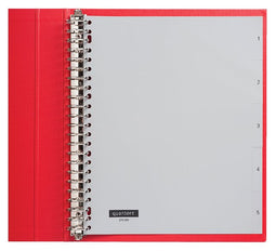 Quantore - Tabblad a4 23r pp 1-5 extra breed grijs | 25 stuks