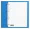 Quantore - Tabbladen 4-gaats 1-10 genummerd wit PP | 1 set | 25 stuks