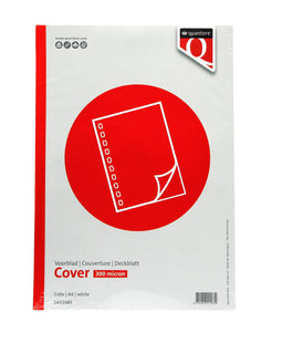 Quantore - Voorblad a4 pp 300 micron wit 100 stuks