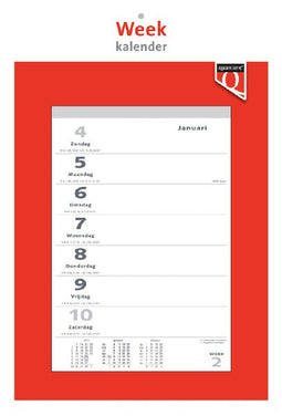 Quantore - Weekkalender 2025 | 10 stuks
