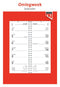 Quantore - Weekomlegkalender 2025 | 10 stuks