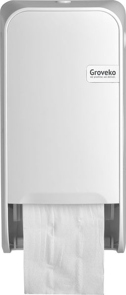 QuartzLine Duo-doproldispenser | 323x167x163mm | wit | 1 stuks