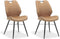 Quattro - Eetkamerstoel - 51 x 64 x 91 cm - Soft - Cognac
