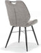 Quattro - Eetkamerstoel - 51 x 64 x 91 cm - Soft - Pebble