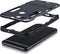 Qubits - Double Armor Layer hoes met stand - Geschikt voor Huawei P Smart - zwart