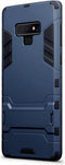 Qubits - Double Armor Layer hoes met stand - Geschikt voor Samsung Galaxy S20 Plus / S20+ - Blauw