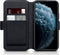 Qubits - lederen slim folio wallet hoes - Geschikt voor iPhone 11 Pro - Zwart