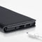 Qubits - lederen slim folio wallet hoes - Geschikt voor Samsung Galaxy A80 - Zwart