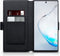 Qubits - lederen slim folio wallet hoes - Geschikt voor Samsung Galaxy A80 - Zwart