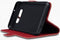 Qubits - lederen slim folio wallet hoes - Geschikt voor Samsung Galaxy S10e - Rood