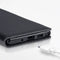 Qubits - lederen slim folio wallet hoes - Geschikt voor Samsung Galaxy A80 - Zwart