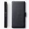 Qubits - lederen slim folio wallet hoes - Geschikt voor Samsung Galaxy A80 - Zwart