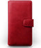 Qubits - luxe echt lederen wallet hoes - Geschikt voor Sony Xperia L2 - rood