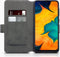 Qubits - slim wallet hoes - Geschikt voor Samsung Galaxy A30 - Lichtblauw