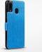 Qubits - slim wallet hoes - Geschikt voor Samsung Galaxy A30 - Lichtblauw