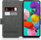 Qubits - slim wallet hoes - Geschikt voor Samsung Galaxy A51 - Lichtblauw