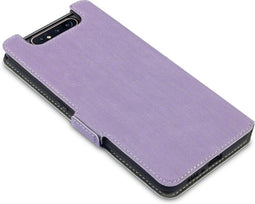 Qubits - slim wallet hoes - Geschikt voor Samsung Galaxy A80 - Paars