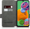 Qubits - slim wallet hoes - Geschikt voor Samsung Galaxy A90 - Lichtblauw