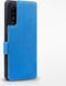 Qubits - slim wallet hoes - Geschikt voor Samsung Galaxy A90 - Lichtblauw