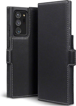 Qubits - slim wallet hoes - Geschikt voor Samsung Galaxy Note 20 Ultra - Zwart