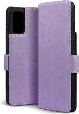 Qubits - slim wallet hoes - Geschikt voor Samsung Galaxy S20 Plus / S20+ - Paars