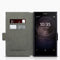 Qubits - slim wallet hoes - Geschikt voor Sony Xperia 10 II - Zwart