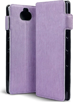 Qubits - slim wallet hoes - Geschikt voor Sony Xperia 10 Plus - Paars