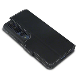 Qubits - slim wallet hoes - Xiaomi Mi 10 - Zwart