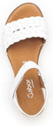 Gabor 22.759.50 - Dames Sandalen - Sportief en comfortabel - Wit - Maat 40