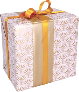Cadeaupapier | 30cm | 200m | 80gr/m² | Wave | goud
