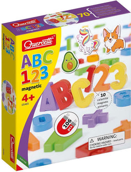 Quercetti Magneet Cijfers en Letters + 10 Figuren 106-delig