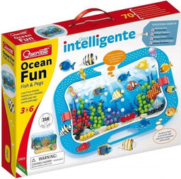 Quercetti Oceaan Plezier Fish & Pegs Insteek Mozaïek, 316dlg.
