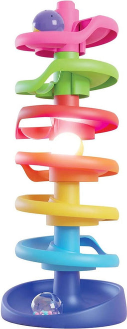 Quercetti Spiraal Ballentoren met Lichtgevende Bal, 10dlg.