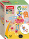 Quercetti Tecno Play Constructie Bouwset, 52dlg.