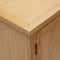 vidaXL - Kast - 45x32x85 - cm - massief - eikenhout