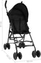 vidaXL - Kinderbuggy - staal - antracietkleurig - en - zwart