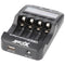 Quick charger with LCD display, for 1.2V NiMH AA Mignon, AAA Micro battery
