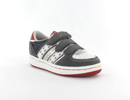 Quick Maurissen Junior Velcro - Sportschoenen - Kinderen - Maat 22 - Grijs;Wit;Zilver;Rood