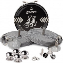 Quickshoelaces - casuel grijs