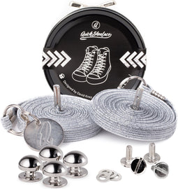Quickshoelaces - casuel zilver