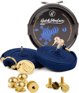 Quickshoelaces - prestige donker blauw