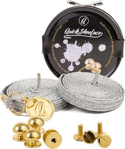 Quickshoelaces - prestige zilver