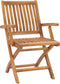 vidaXL - Tuinstoelen - 2 - st - inklapbaar - massief - teakhout