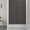vidaXL - Wandpanelen - 12 - st - 1,08 - m² - 60x15 - cm - kunstleer - grijs