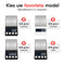 Kitchenwell digitale mini precisie keukenweegschaal - 0,01 tot 500 gram - 14,2 x 7,5 cm - zwart